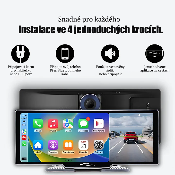 Sistem audio și video inteligent pentru tabletă auto (modelul Pro MaxTM 2025).