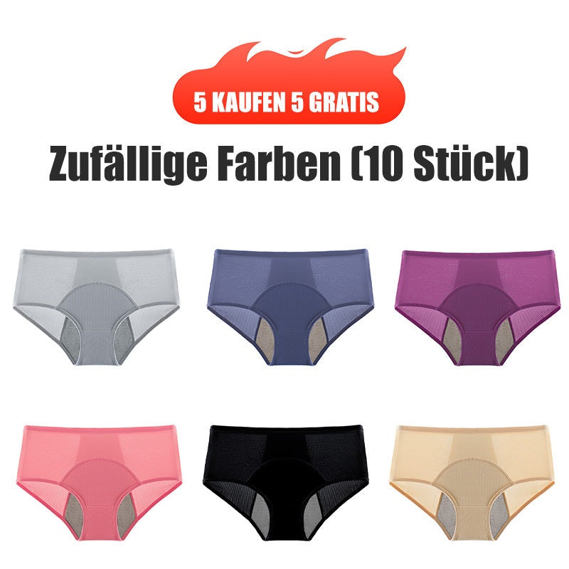 (L-8XL) 🌸Cumpără 2, primești 1 gratuit🔥Lenjerie intimă impermeabilă pentru femei, cu talie înaltă👙