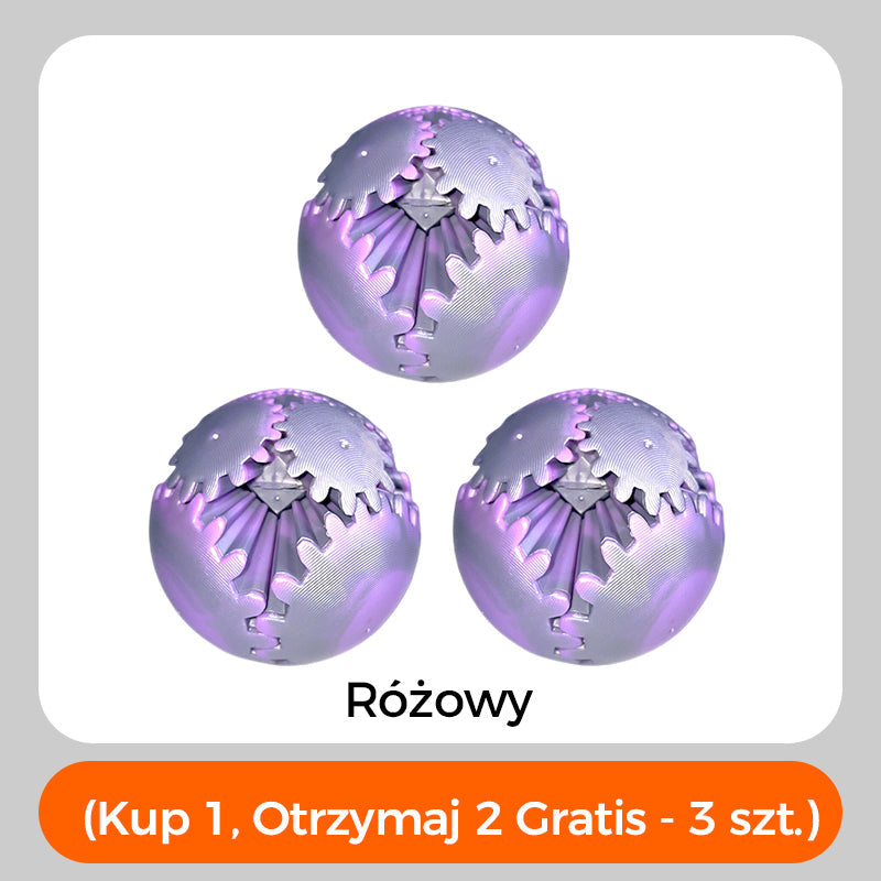 Cumpărați 1, primiți 2 gratuit 🎁 Steampunk spinning wonder - fidget (gear ball)