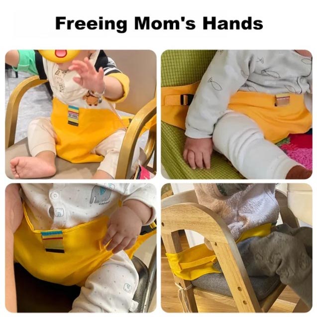👶Scaun de masă portabil pentru copii