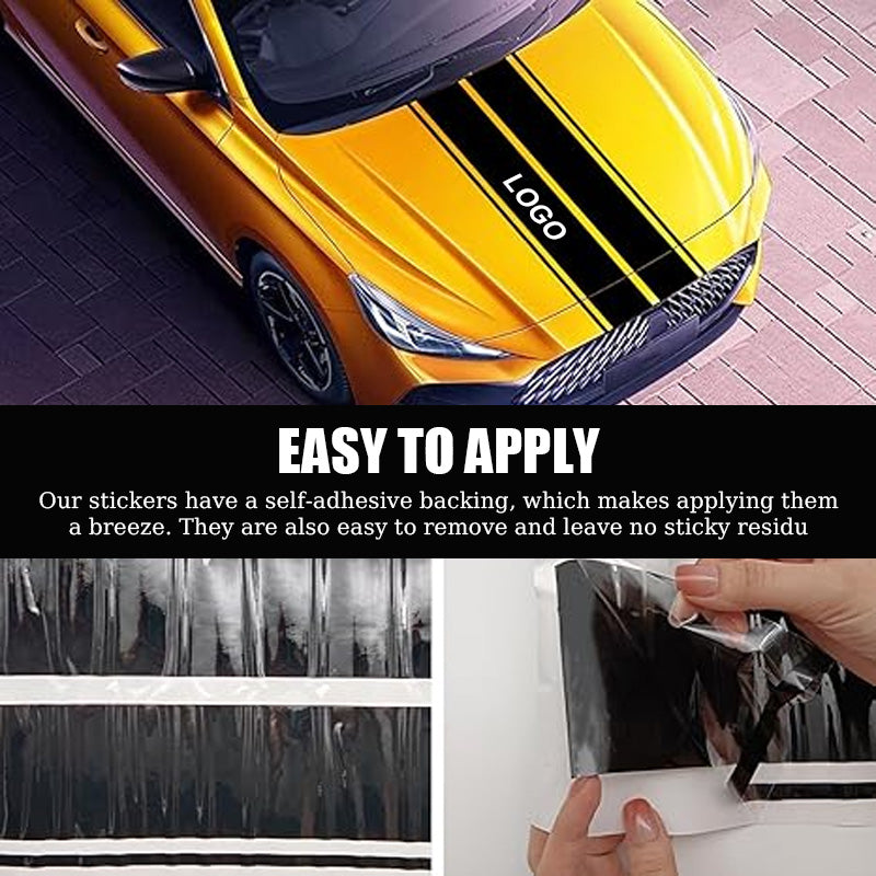 Autocolante auto pentru decorarea capotei (2 coli)