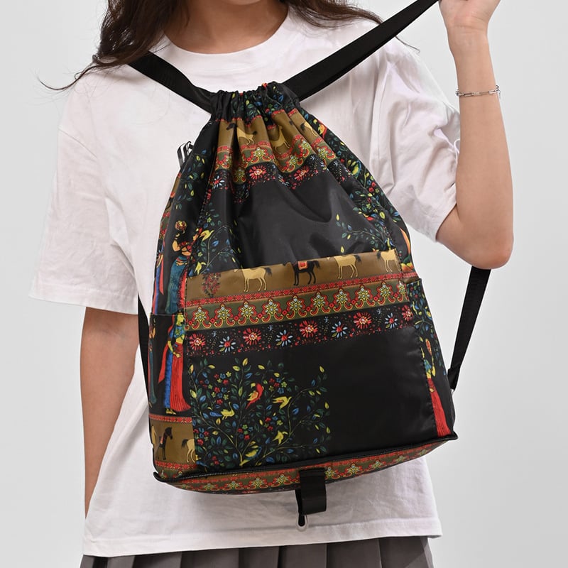 😍Rucsac sport pliabil cu șnur și capacitate mare✨