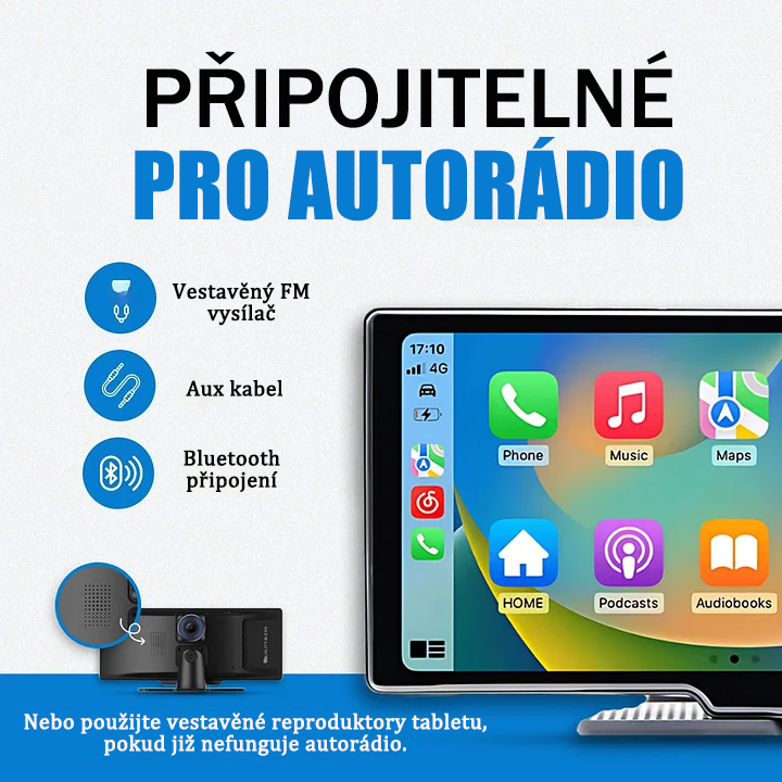 Sistem audio și video inteligent pentru tabletă auto (modelul Pro MaxTM 2025).