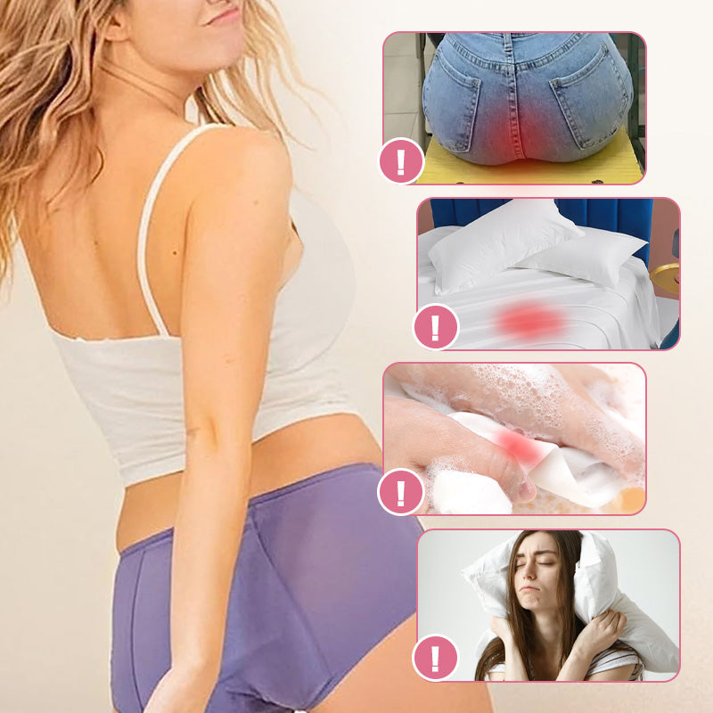(L-8XL) 🌸Cumpără 2, primești 1 gratuit🔥Lenjerie intimă impermeabilă pentru femei, cu talie înaltă👙