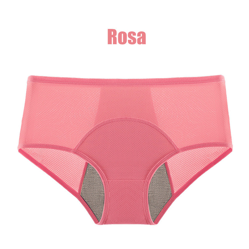 (L-8XL) 🌸Cumpără 2, primești 1 gratuit🔥Lenjerie intimă impermeabilă pentru femei, cu talie înaltă👙