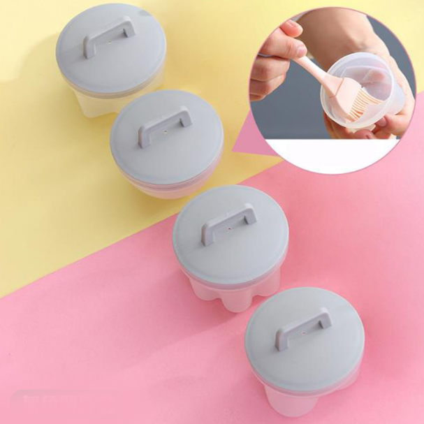 Adorabilă matriță de ou fiert tare🥚🥚 4 buc/set cu perie