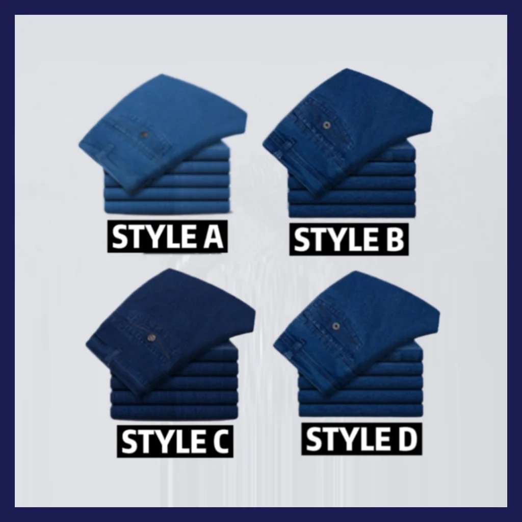 👖Blugi drepți cu talie înaltă pentru bărbați-ATB