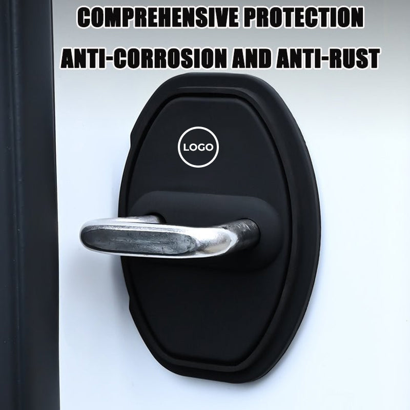 Husă de protecție din silicon pentru zăvorul ușii mașinii (4 buc.)