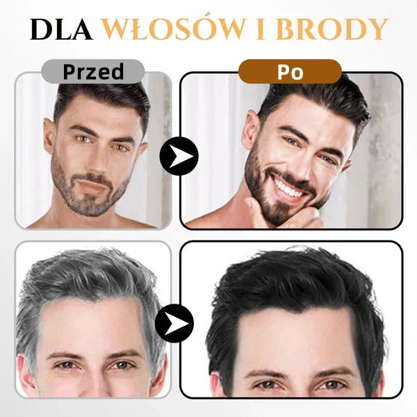 Șampon de păr cu efect de colorare imediată - Barbă și păr