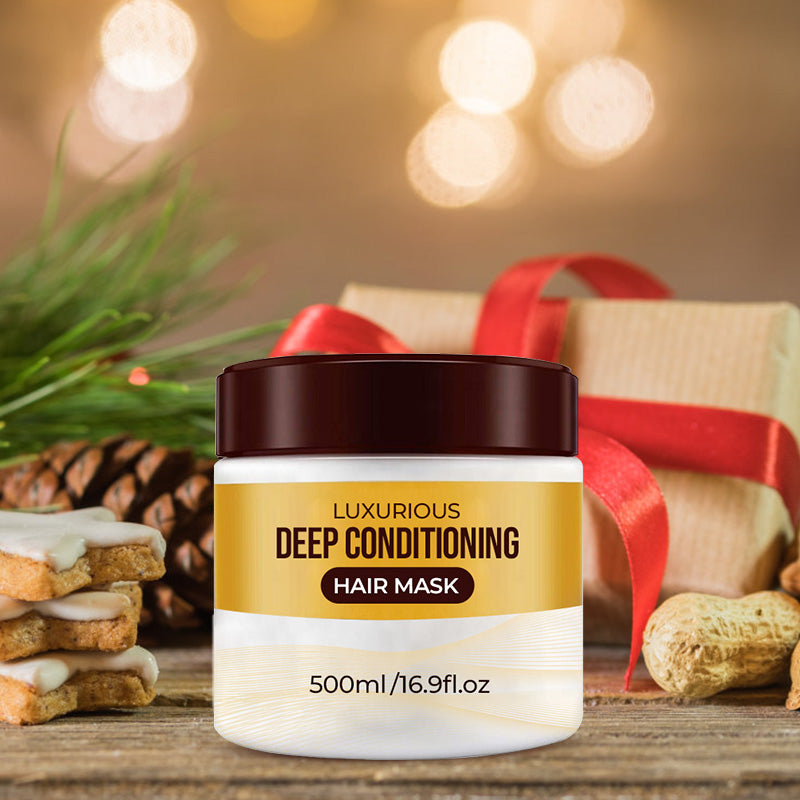 ✨Mască de păr luxoasă cu condiționare profundă - 💁♀️Pentru un păr mai neted, mai natural