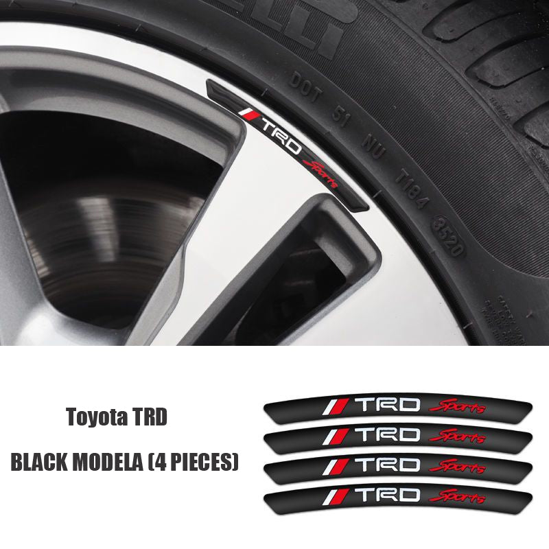 Promoție ✨Reducere 50% ✨Autocolant 3D cu personalitate pentru jantă metalică (4 buc.)