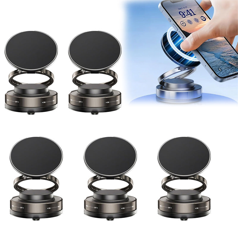 🔥Cumpără mai mult, economisește mai mult🔄Suport magnetic de telefon cu vid, reglabil la 360°📱🚗