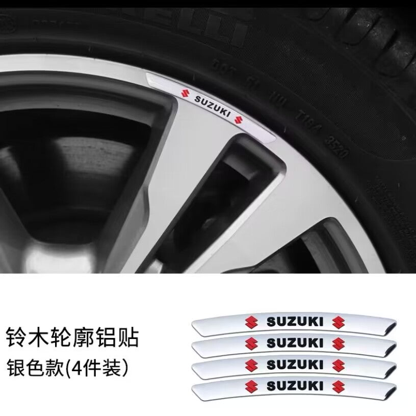 Promoție ✨Reducere 50% ✨Autocolant 3D cu personalitate pentru jantă metalică (4 buc.)