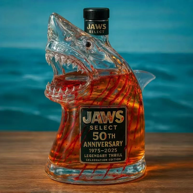 Sticlă de whisky Jaws Ediție Aniversară