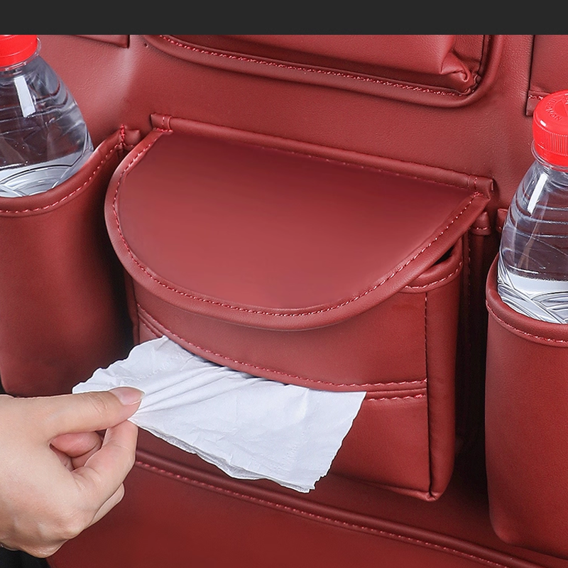Organizator DriveEase pentru bancheta din spate – Organizator suspendat cu buzunare multiple și logo personalizat