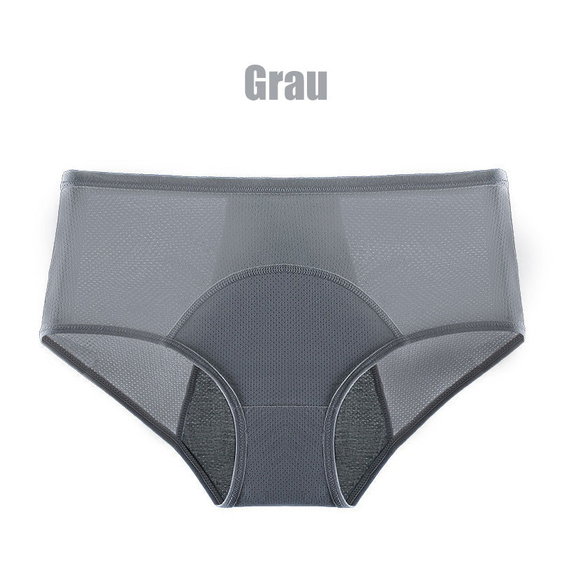 (L-8XL) 🌸Cumpără 2, primești 1 gratuit🔥Lenjerie intimă impermeabilă pentru femei, cu talie înaltă👙