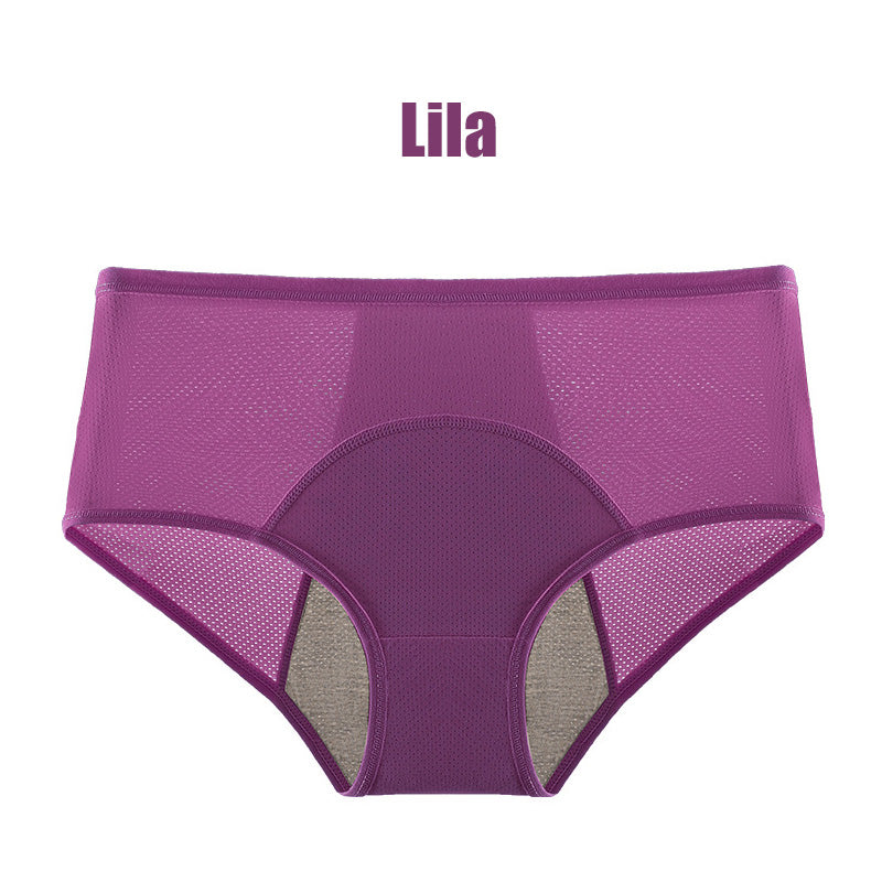 (L-8XL) 🌸Cumpără 2, primești 1 gratuit🔥Lenjerie intimă impermeabilă pentru femei, cu talie înaltă👙