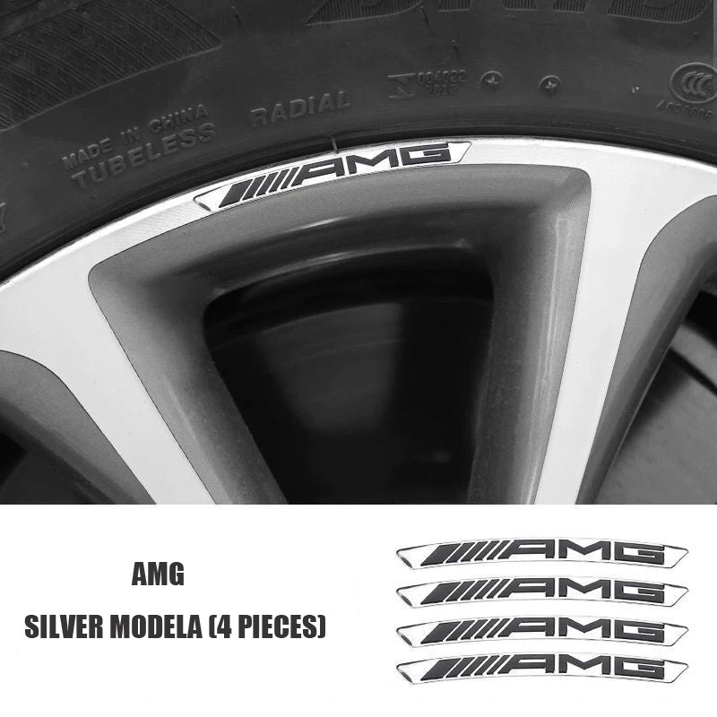 Promoție ✨Reducere 50% ✨Autocolant 3D cu personalitate pentru jantă metalică (4 buc.)