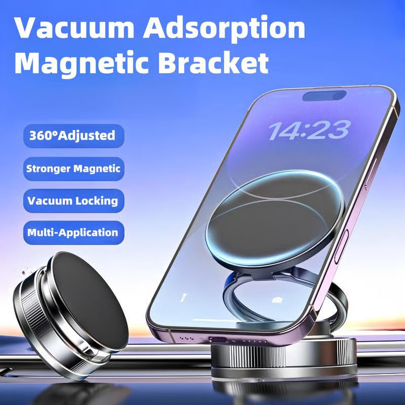 🔥Cumpără mai mult, economisește mai mult🔄Suport magnetic de telefon cu vid, reglabil la 360°📱🚗