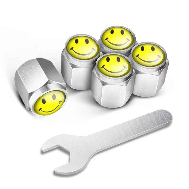 🔥Capace de supape pentru anvelope auto (5 buc + 1 cheie)
