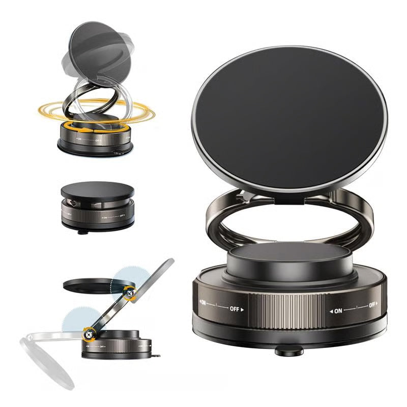 🔥Cumpără mai mult, economisește mai mult🔄Suport magnetic de telefon cu vid, reglabil la 360°📱🚗