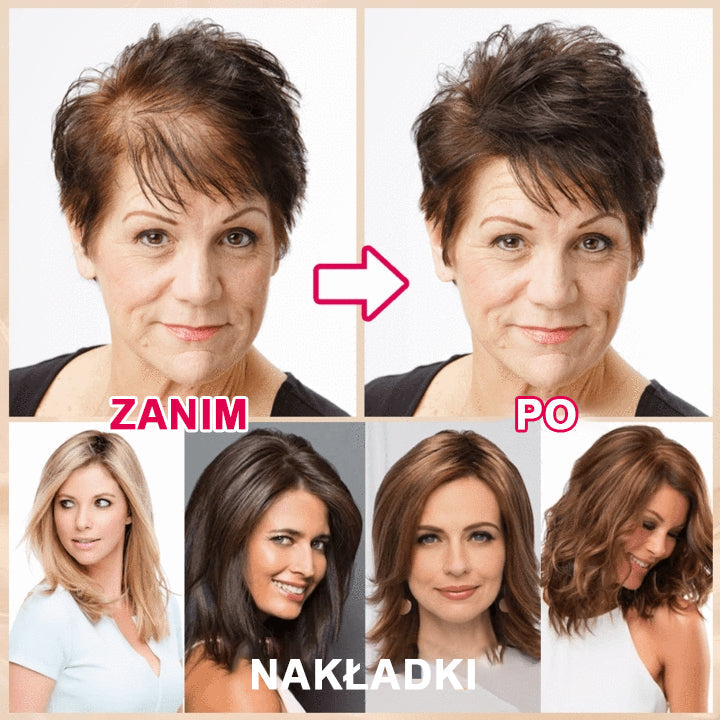 ✨Păr natural respirabil pentru femeile cu păr subțire💁♀️