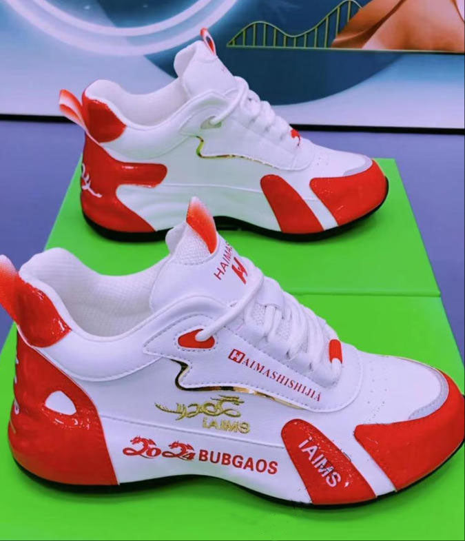 Pantofi sport confortabili, la modă, pentru femei, de zi cu zi, care cresc înălțimea