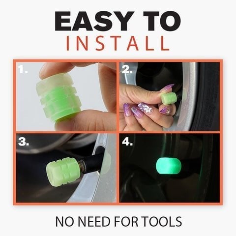 CAPACE FLUORESCENTE PENTRU VALVE DE ANVELOPE