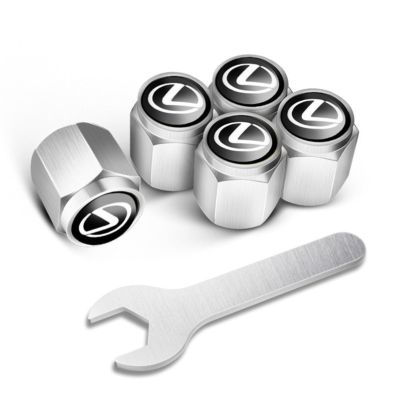 🔥Capace de supape pentru anvelope auto (5 buc + 1 cheie)