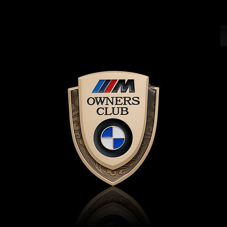 Etichete auto, accesorii pentru modificări exterioare, materiale, aripi, laterale, autocolant spate, personalitate metalică tridimensională, etichetă creativă pentru caroserie