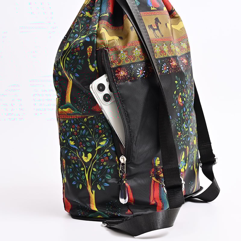 😍Rucsac sport pliabil cu șnur și capacitate mare✨