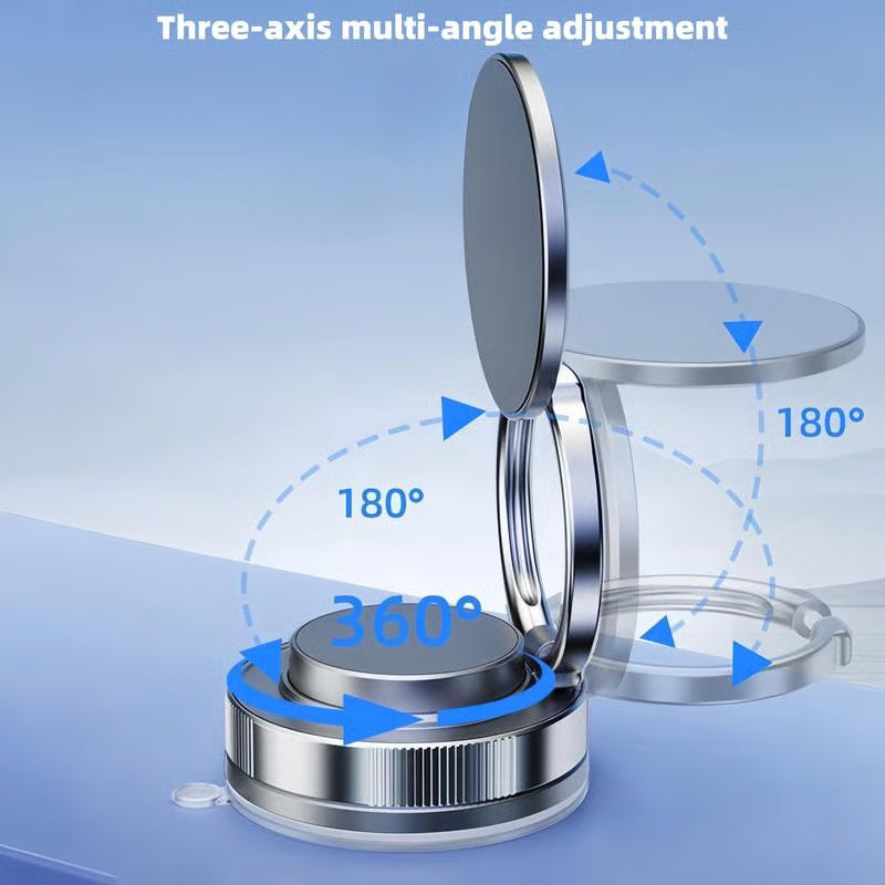 🔥Cumpără mai mult, economisește mai mult🔄Suport magnetic de telefon cu vid, reglabil la 360°📱🚗