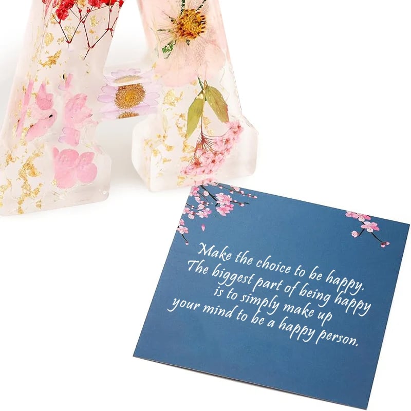 🌸Veioză de noapte din rășină florală, lucrată manual