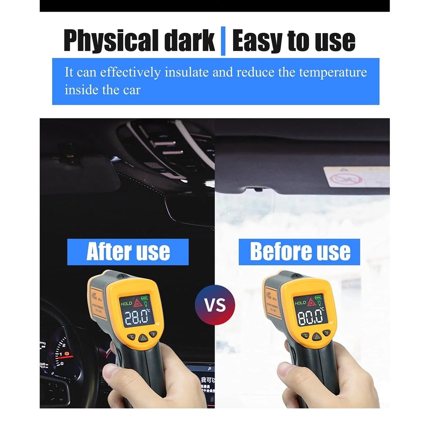 Parasolar auto, scut termic pentru parbriz