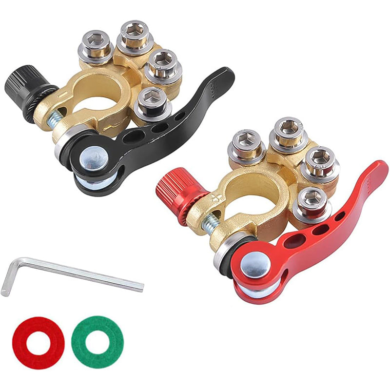 Conector cu clemă de eliberare rapidă pentru baterie auto din alamă îngroșată