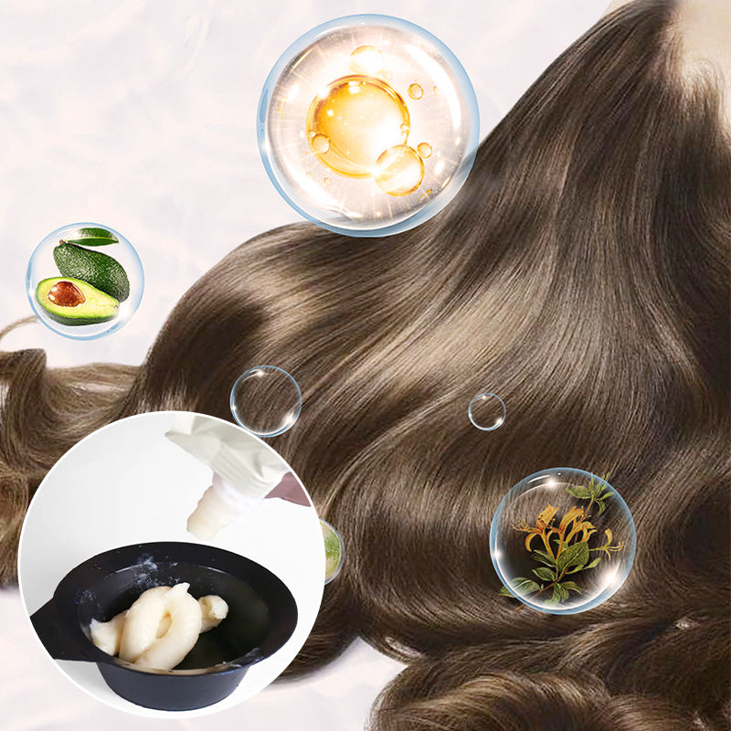✨Mască de păr luxoasă cu condiționare profundă - 💁♀️Pentru un păr mai neted, mai natural