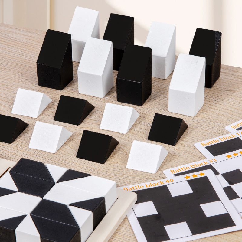 ✨Puzzle blocuri ascunse 💞 Joc de societate interactiv părinte-copil