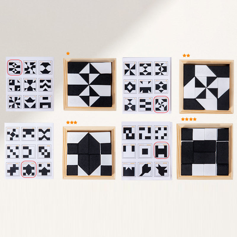 ✨Puzzle blocuri ascunse 💞 Joc de societate interactiv părinte-copil