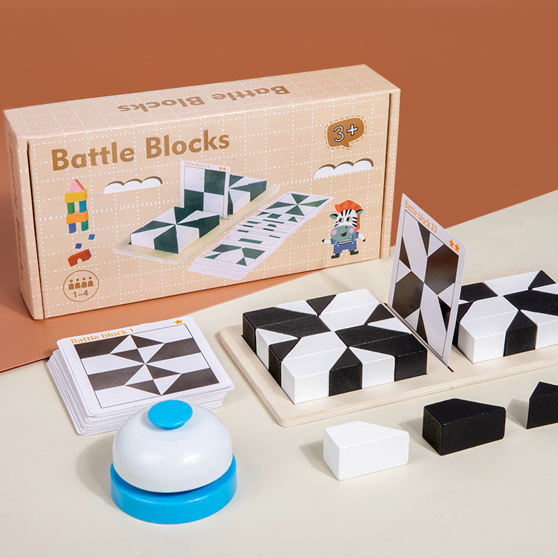 ✨Puzzle blocuri ascunse 💞 Joc de societate interactiv părinte-copil