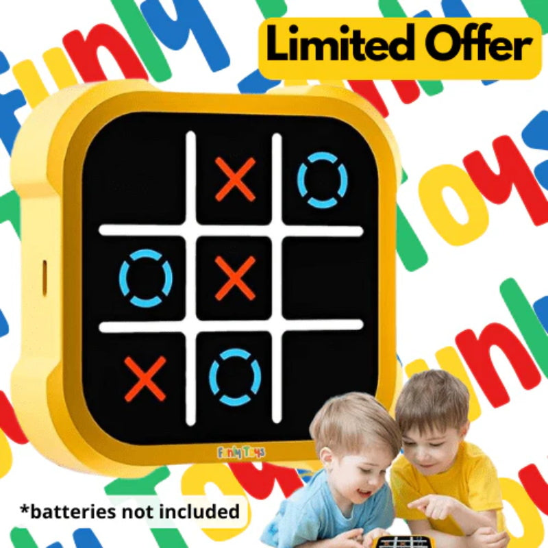 🎁 Promoție - Joc de puzzle portabil Tic Tac Toe