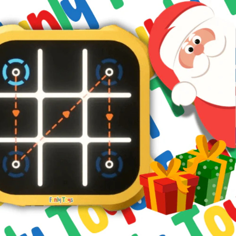 🎁 Promoție - Joc de puzzle portabil Tic Tac Toe