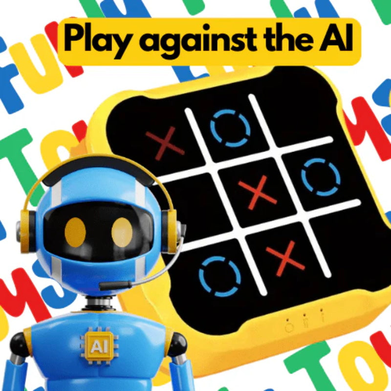 🎁 Promoție - Joc de puzzle portabil Tic Tac Toe