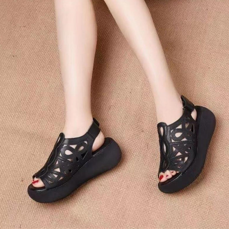 Sandale retro ușoare și casual pentru femei