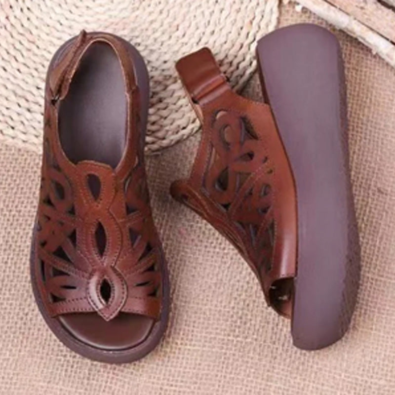 Sandale retro ușoare și casual pentru femei