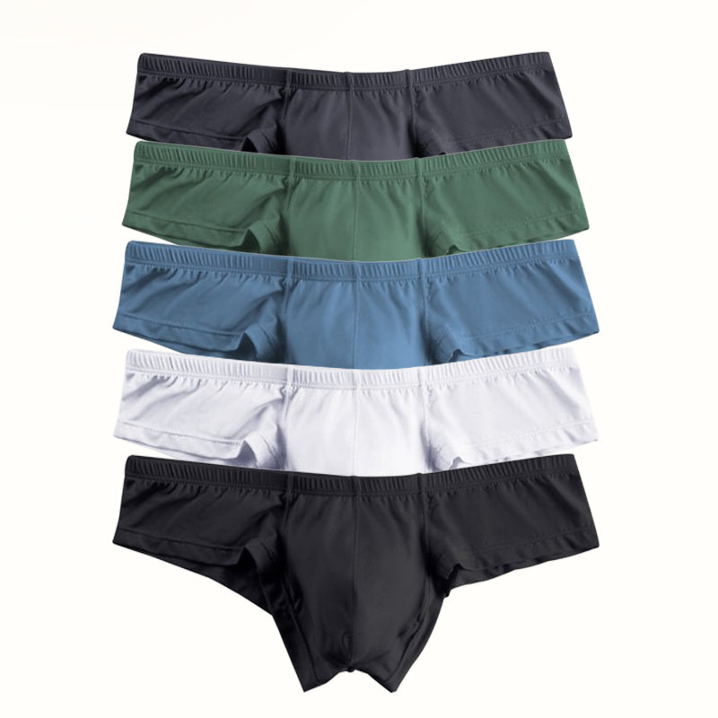 🩲 Pantaloni respirabili pentru bărbați, într-o culoare uni, cu talie joasă