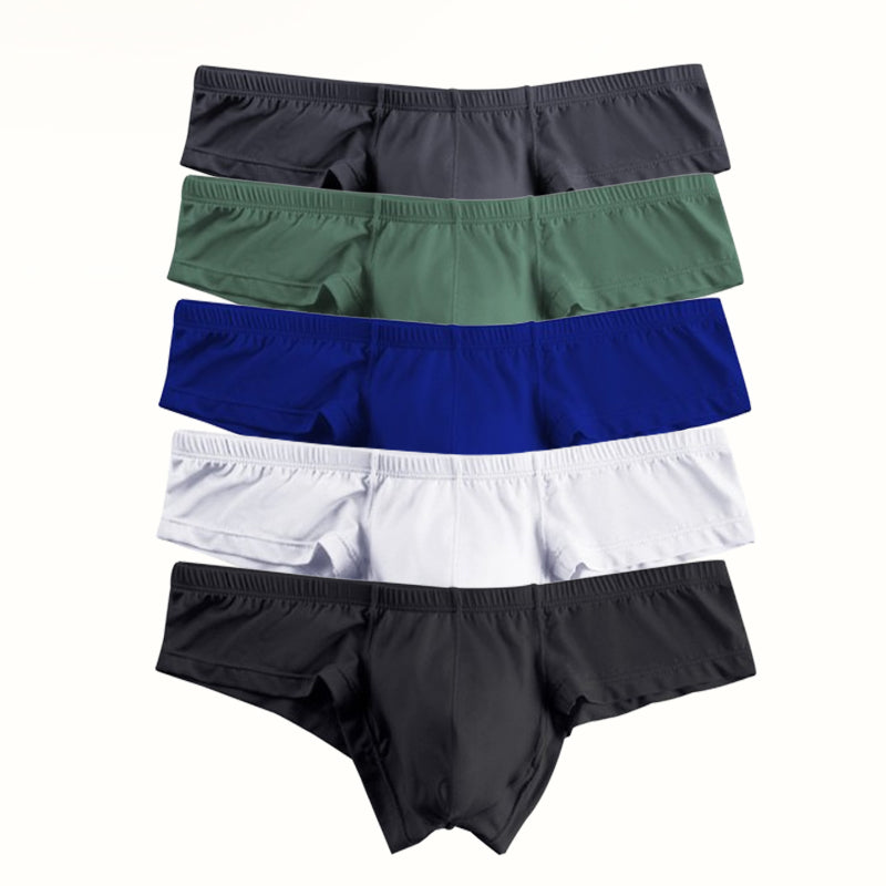 🩲 Pantaloni respirabili pentru bărbați, într-o culoare uni, cu talie joasă