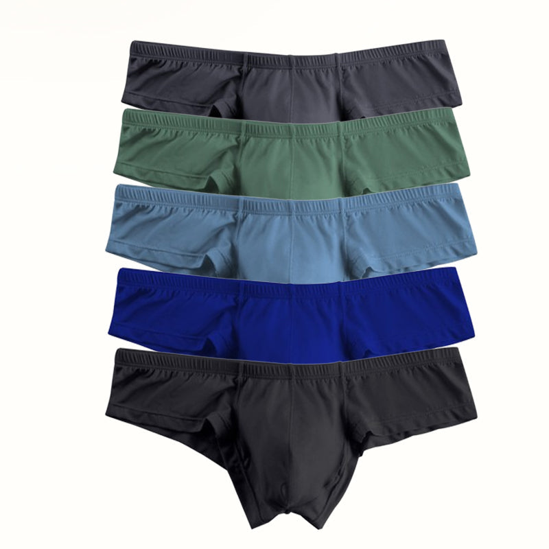 🩲 Pantaloni respirabili pentru bărbați, într-o culoare uni, cu talie joasă