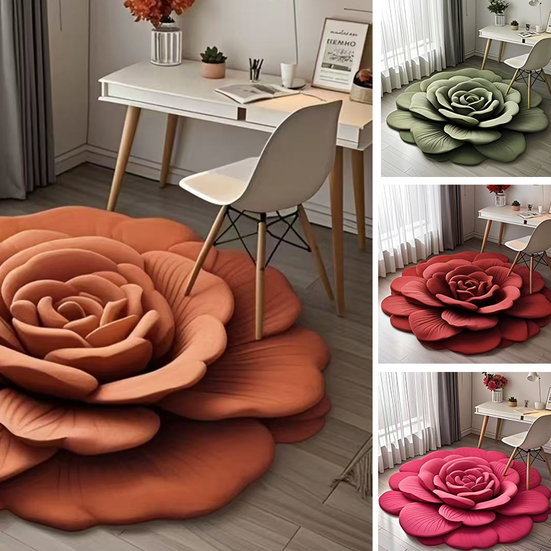 🔥 Promoție 🌺 Covorașă din pământ de diatomee din pluș floral