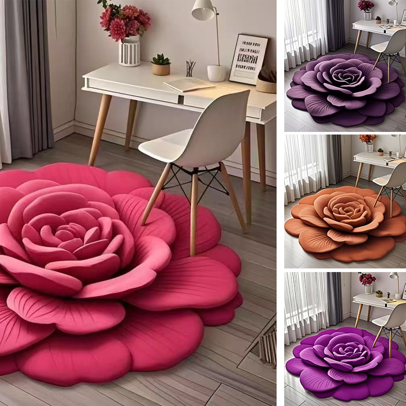 🔥 Promoție 🌺 Covorașă din pământ de diatomee din pluș floral