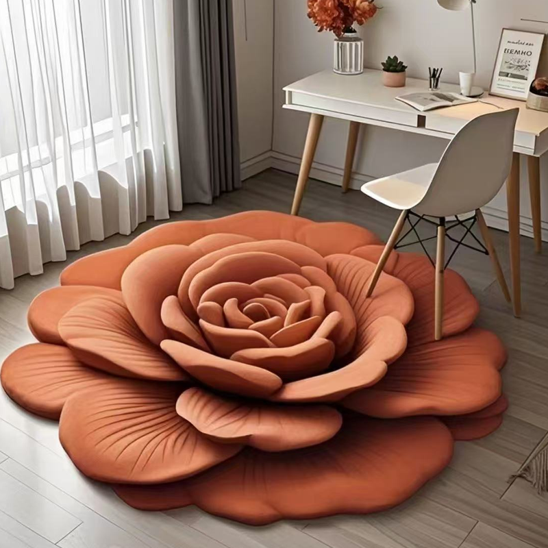 🔥 Promoție 🌺 Covorașă din pământ de diatomee din pluș floral